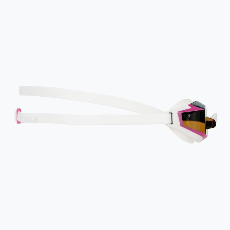 Schwimmbrille TYR Stealth-X Performance Mirrored pink/white 3