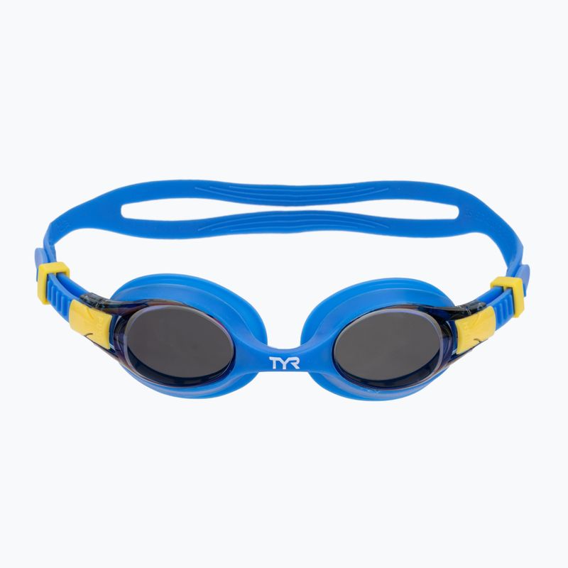 Kinder-Schwimmbrille TYR Swimple Metallized blue/yellow 2