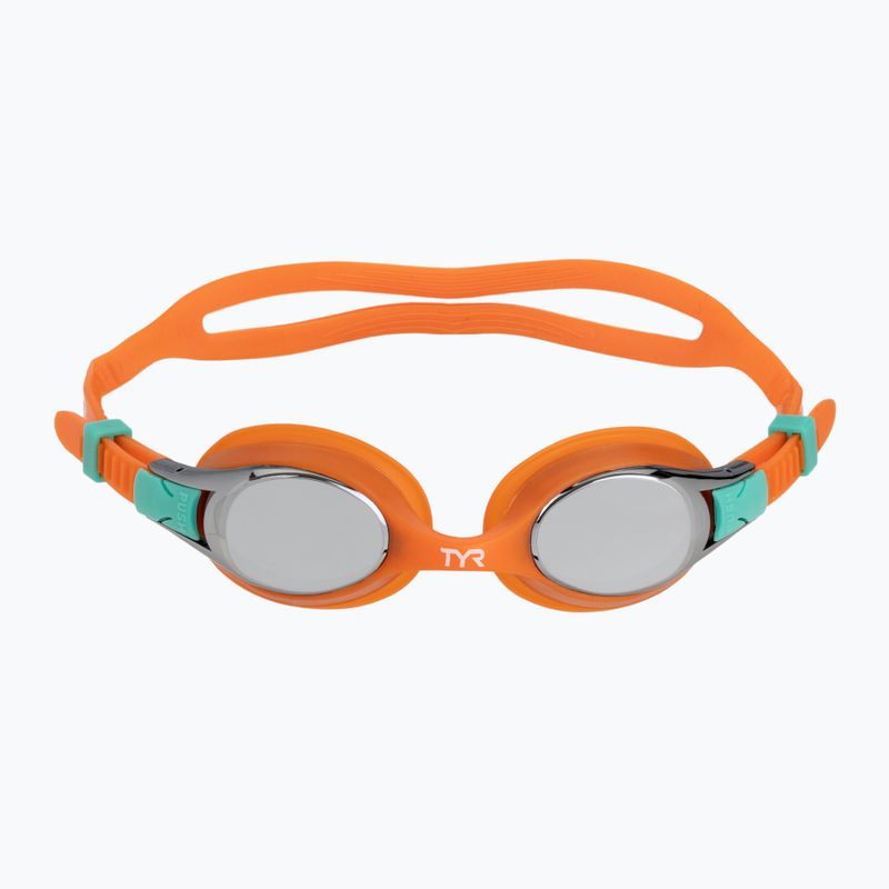 Kinder-Schwimmbrille TYR Swimple Metallized orange/multi 2