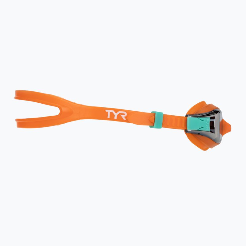 Kinder-Schwimmbrille TYR Swimple Metallized orange/multi 3