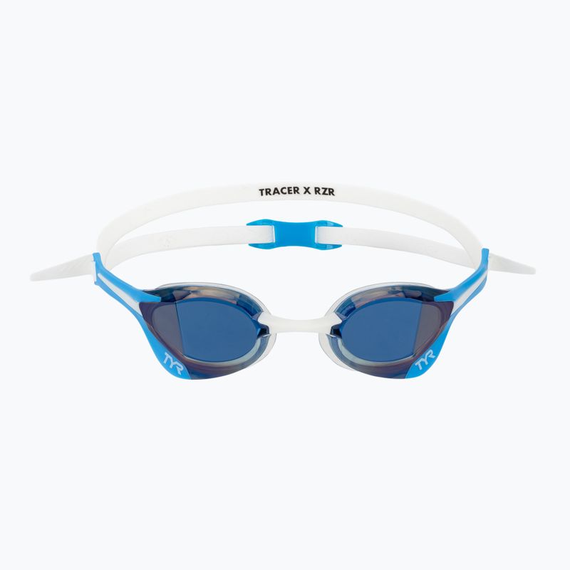 Schwimmbrille TYR Tracer-X Elite Racing Mirrored blue/white 2
