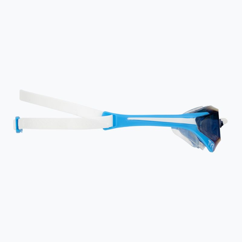 Schwimmbrille TYR Tracer-X Elite Racing Mirrored blue/white 3