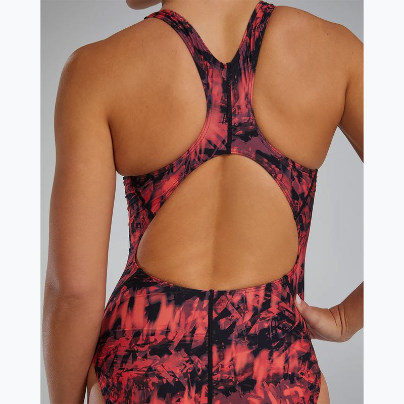 Damen Einteiler Badeanzug TYR Durafast Lite Seismo Maxfit red 6