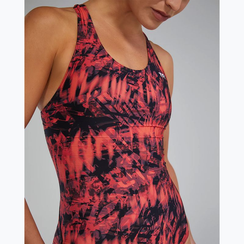 Damen Einteiler Badeanzug TYR Durafast Lite Seismo Maxfit red 7