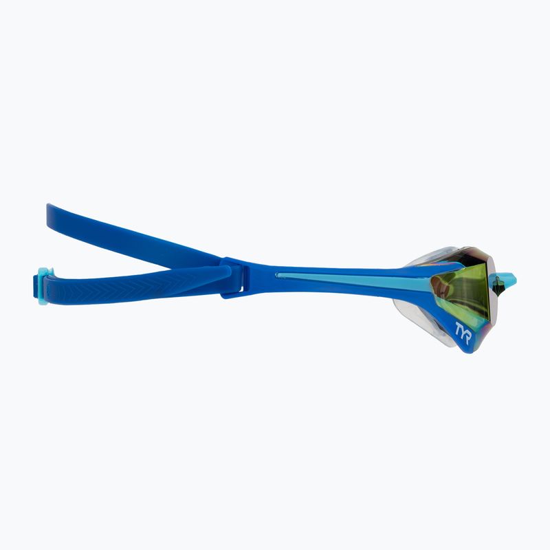 Schwimmbrille TYR Tracer-X Elite Racing Mirrored blue/turquoise 4