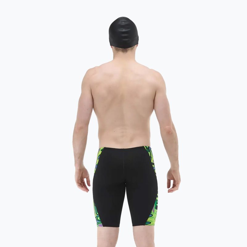 Herren-Schwimmjammer TYR Splice Flux Jammer lime/multi 3