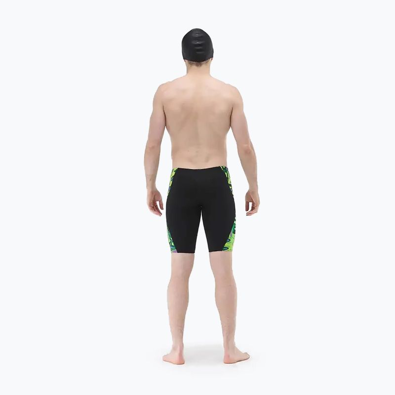 Herren-Schwimmjammer TYR Splice Flux Jammer lime/multi 4