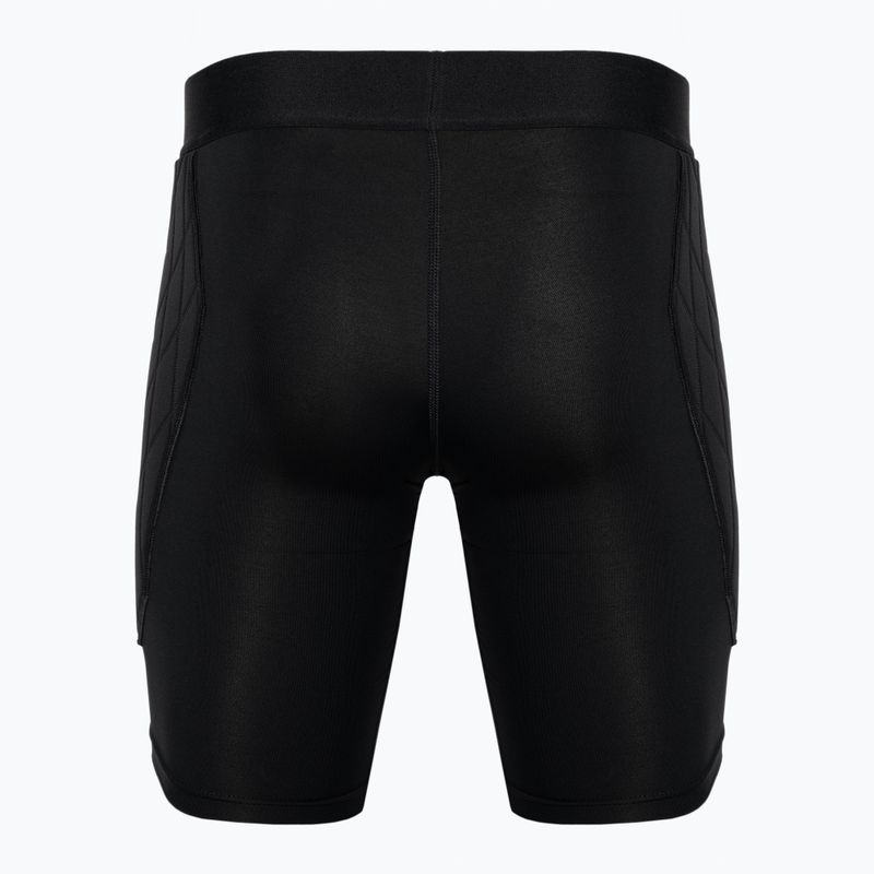 Nike Dri-FIT gepolsterte Torwartshorts für Herren schwarz/schwarz/weiß 2