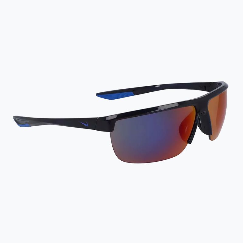 Nike Tempest E Sonnenbrille in Obsidian/Pazifikblau/Feldtönung 5