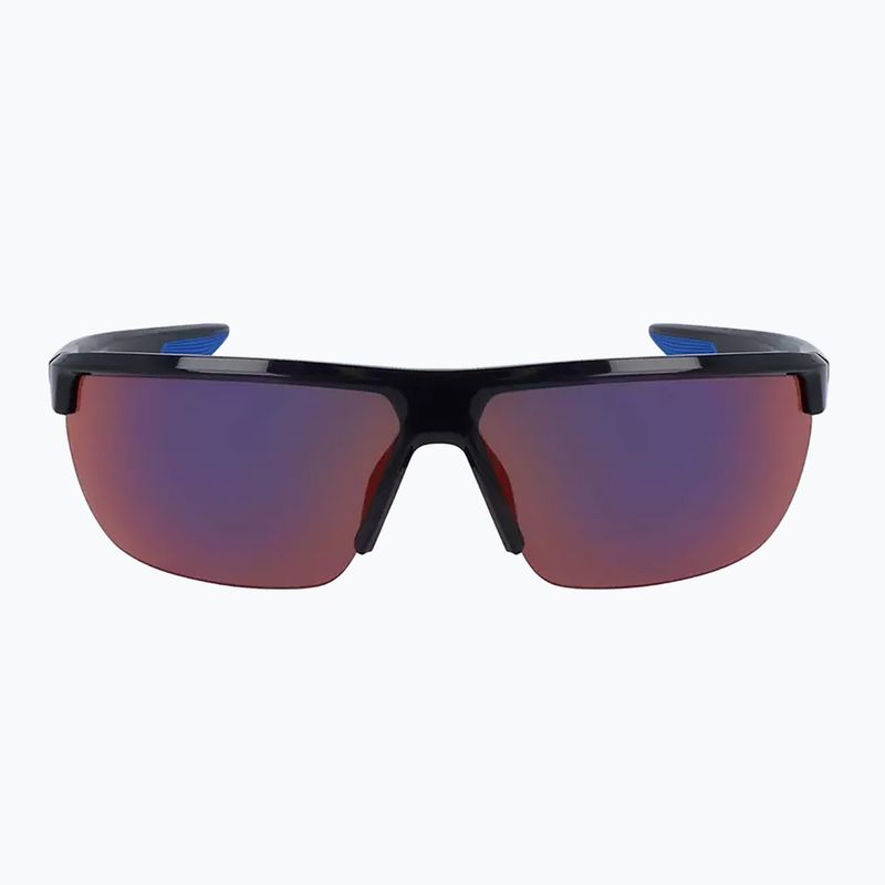 Nike Tempest E Sonnenbrille in Obsidian/Pazifikblau/Feldtönung 7