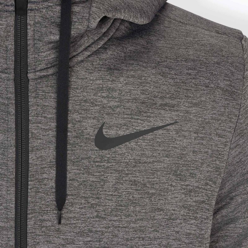 Herren Trainingssweatshirt Nike Therma Hoodie Full-ZIP grau CU6231-071 3