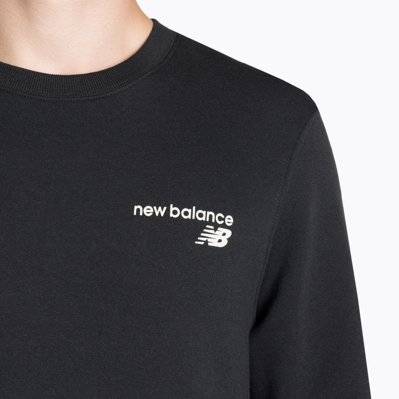 Herren New Balance Classic Core Fleece Crew Sweatshirt schwarz
