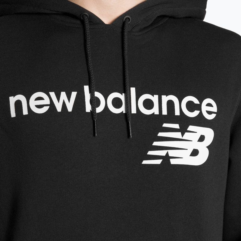 Herren New Balance Classic Core schwarzes Sweatshirt