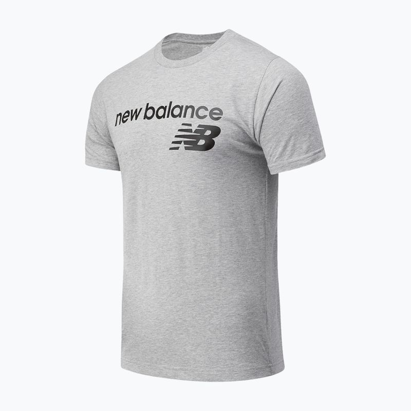 Herren New Balance Classic Core Logo grau T-shirt