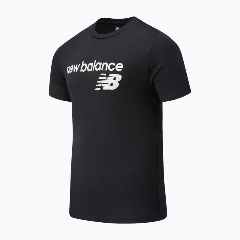 Herren New Balance Classic Core Logo T-shirt schwarz