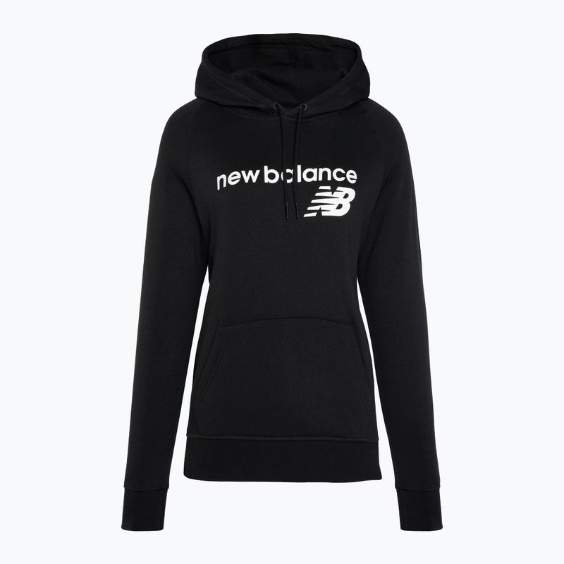 Damen New Balance Core Fleece Hoodie schwarz