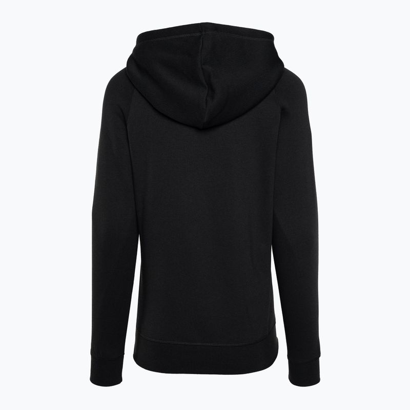 Damen New Balance Core Fleece Hoodie schwarz 2