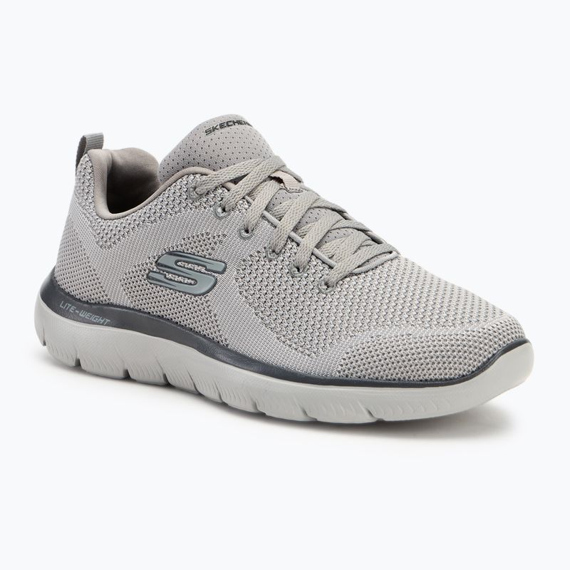 Schuhe Herren SKECHERS Summits Brisbane light gray