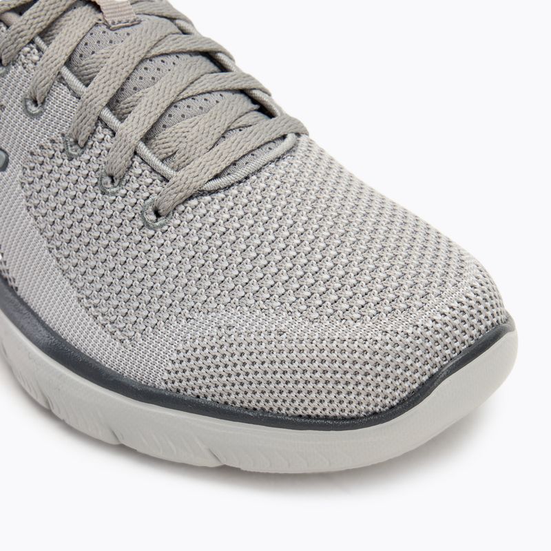 Schuhe Herren SKECHERS Summits Brisbane light gray 7