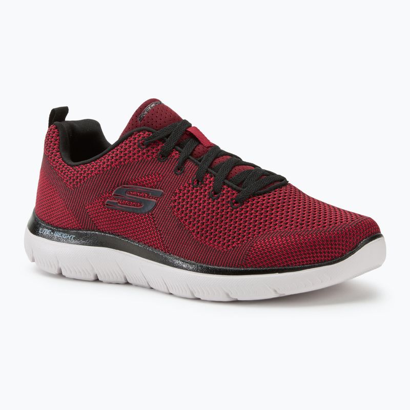 Schuhe Herren SKECHERS Summits Brisbane red/black