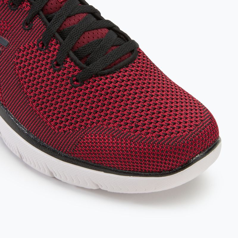 Schuhe Herren SKECHERS Summits Brisbane red/black 7