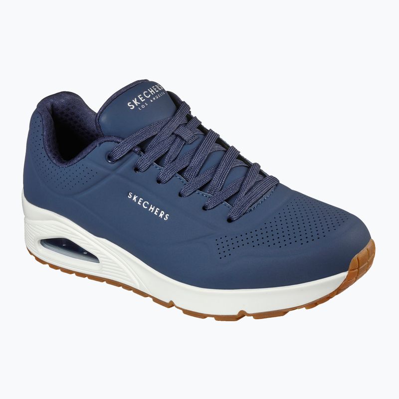 Herren SKECHERS Uno Stand On Air navy/weiß Schuhe 8