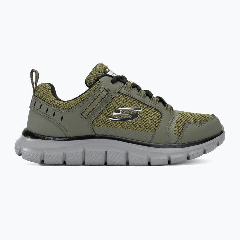 SKECHERS Track Knockhill Herrenschuhe oliv/grau/schwarz 2