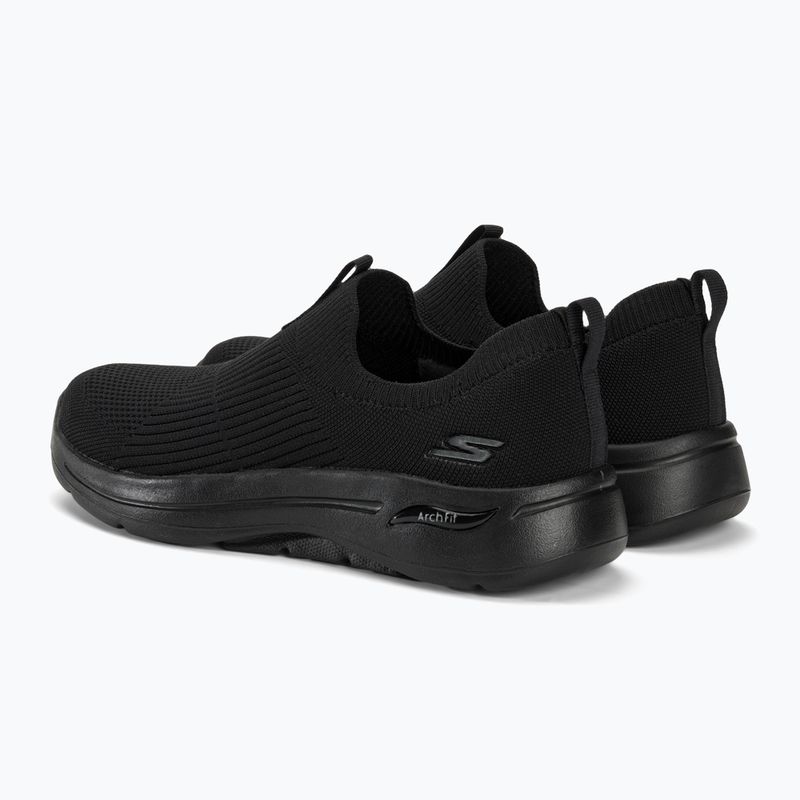 SKECHERS Damen Schuhe Go Walk Arch Fit Iconic schwarz 3