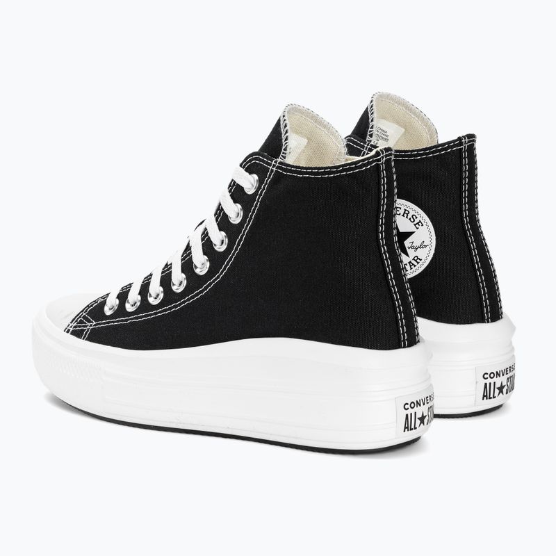 Converse Damen Turnschuhe Chuck Taylor All Star Move Platform Hi schwarz/natur elfenbein/weiß 3