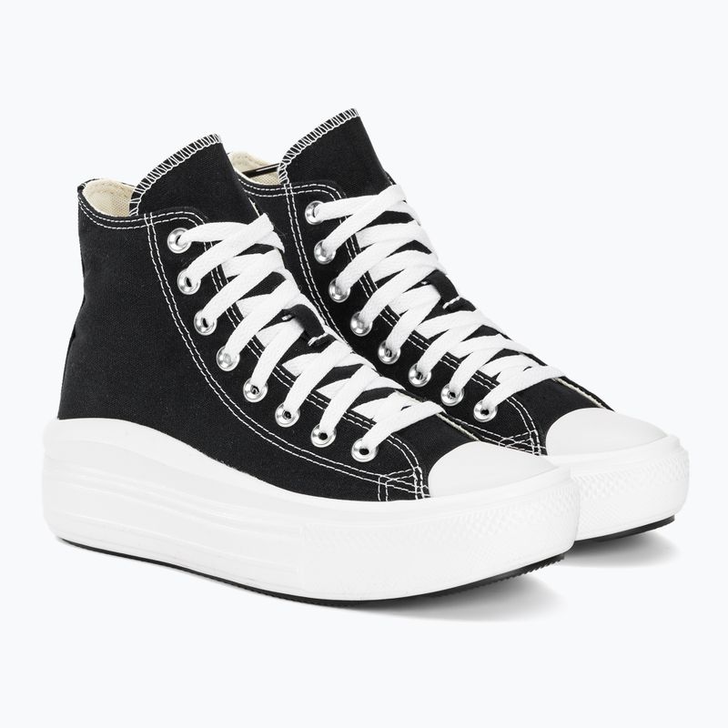 Converse Damen Turnschuhe Chuck Taylor All Star Move Platform Hi schwarz/natur elfenbein/weiß 4