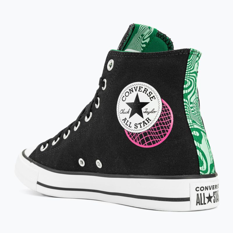 Converse Chuck Taylor All Star Hi schwarz/grün/prime pink Turnschuhe 7