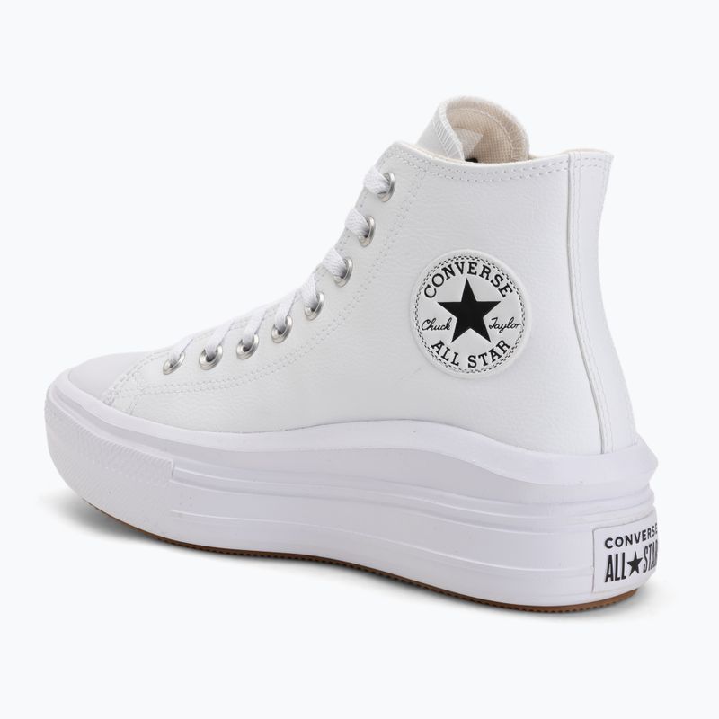 Damen-Turnschuhe Converse Chuck Taylor All Star Move Platform Leather white 3