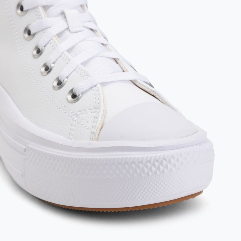 Damen-Turnschuhe Converse Chuck Taylor All Star Move Platform Leather white 7