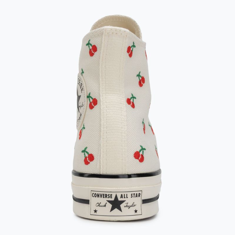 Converse Damen Turnschuhe Chuck 70 Kirschen egret/schwarz/rot 6