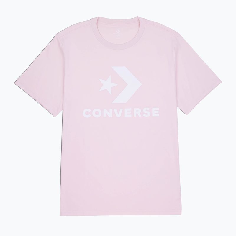 Converse Go-To Star Chevron Logo Standard-Fit T shirt 10025458-A35 blush hush