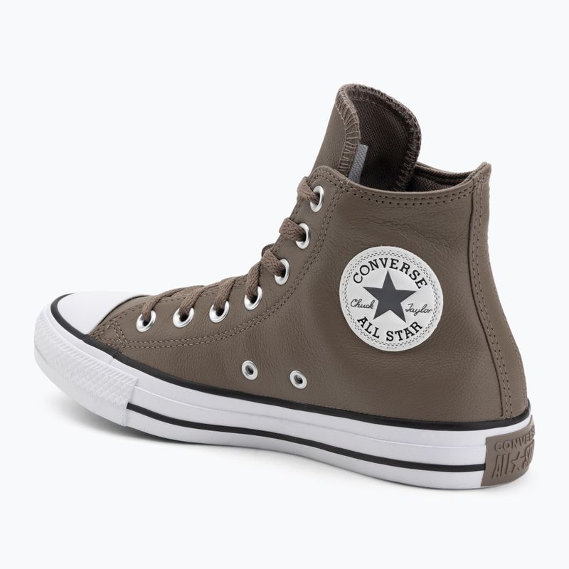Sneaker Converse Chuck Taylor All Star Faux Leather Hi classic taupe/dark matter 3