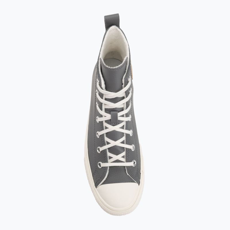 Damen-Sneaker Converse Chuck Taylor All Star EVA Lift Platform Leather sharkskin/warm quarry/egret 5