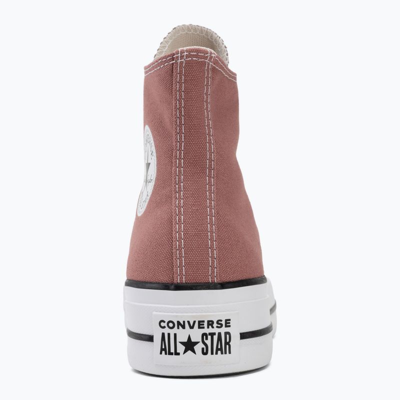Damen-Turnschuhe Converse Chuck Taylor All Star Lift Hi light saddle/natural ivory 6