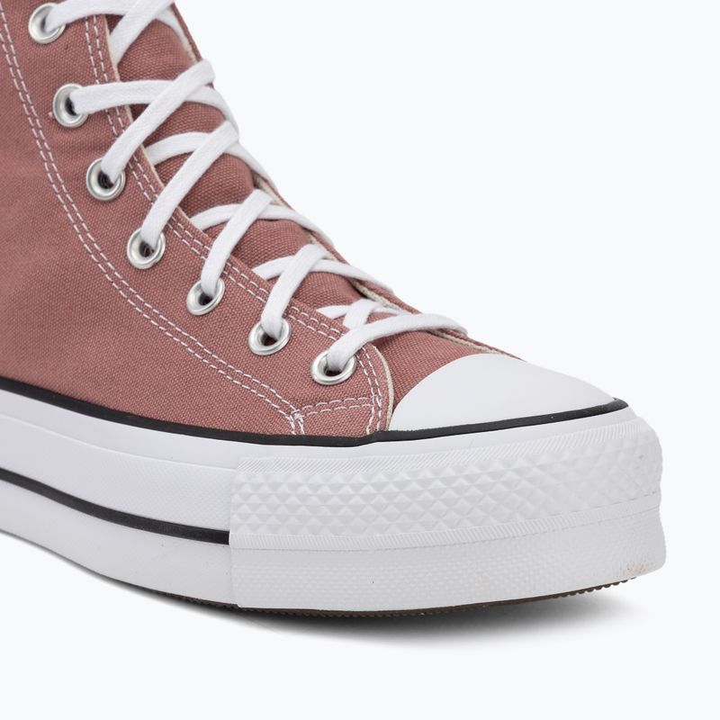 Damen-Turnschuhe Converse Chuck Taylor All Star Lift Hi light saddle/natural ivory 7