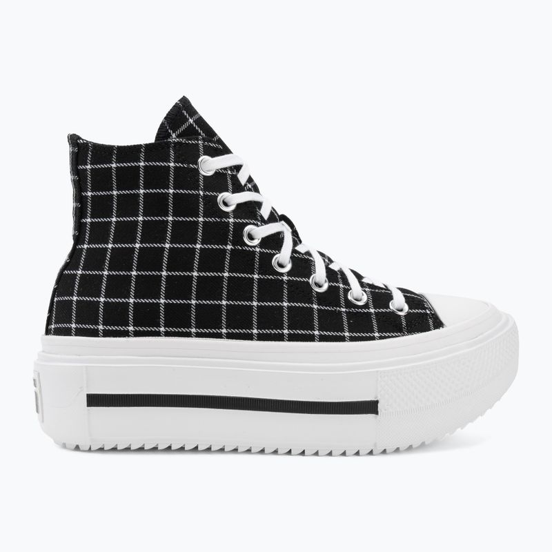 Damen-Turnschuhe Converse Chuck Taylor All Star Lift Double Stack Hi black/white 2