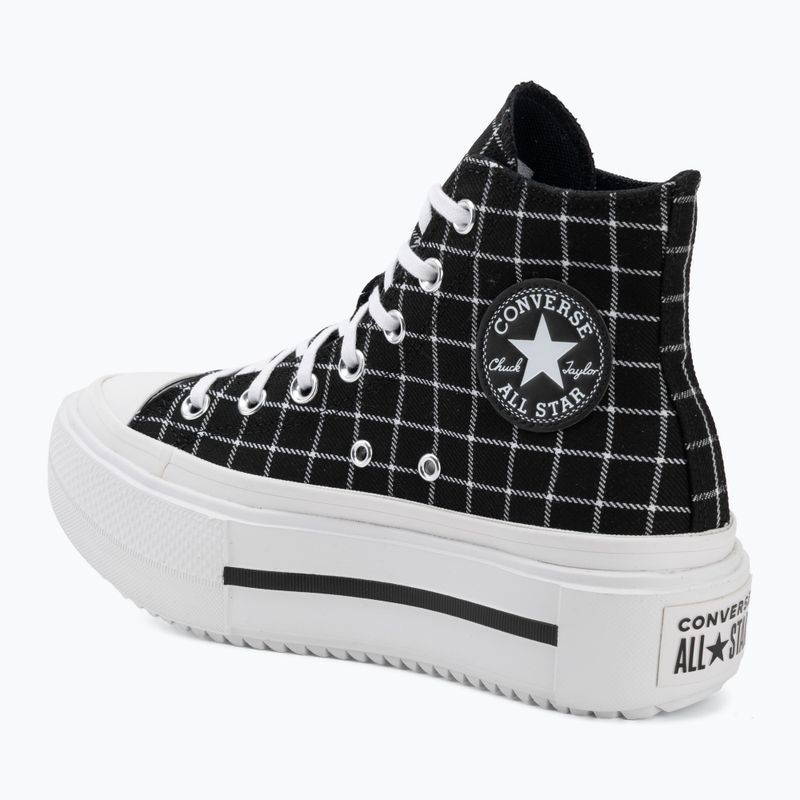 Damen-Turnschuhe Converse Chuck Taylor All Star Lift Double Stack Hi black/white 3