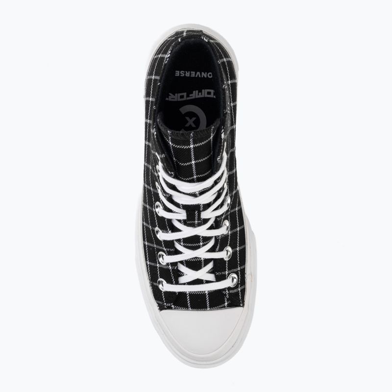 Damen-Turnschuhe Converse Chuck Taylor All Star Lift Double Stack Hi black/white 5