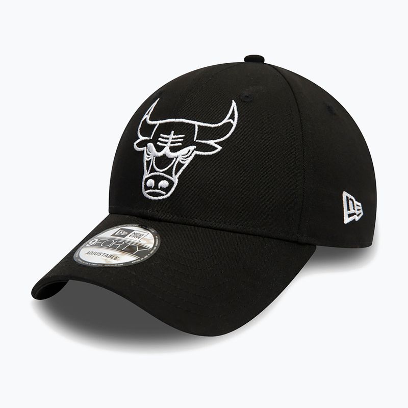 Neue Era NBA Liga wesentlich 9Forty Chicago Bulls Kappe schwarz