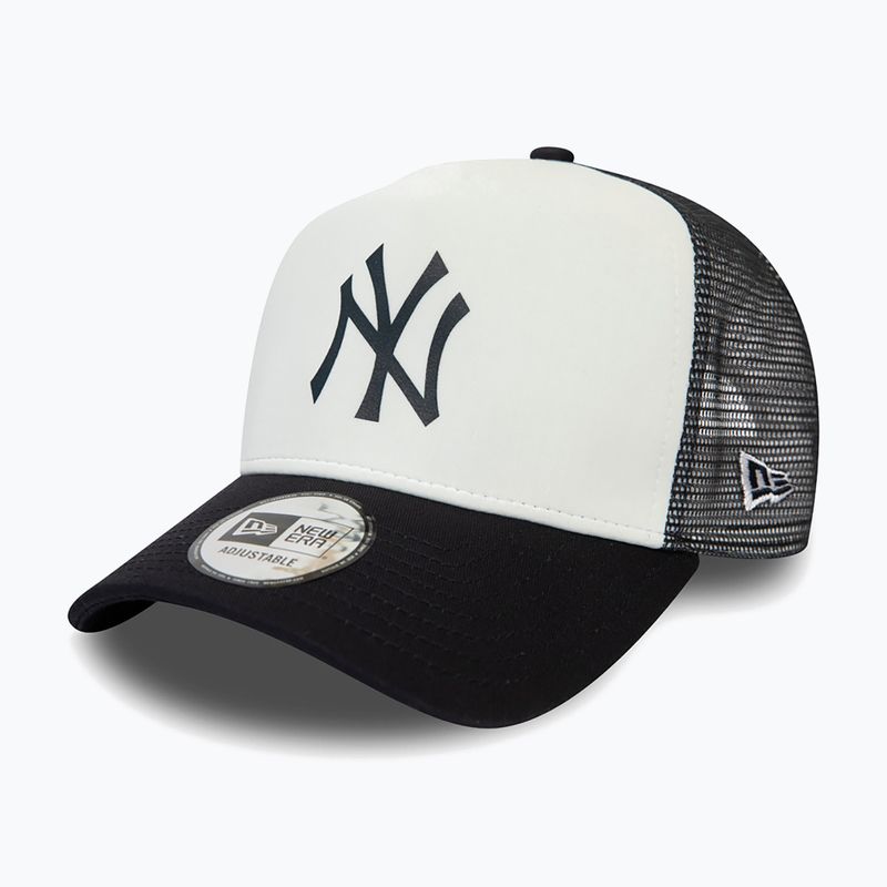 New Era Team Block Trucker Cap NYY schwarz/weiß 2