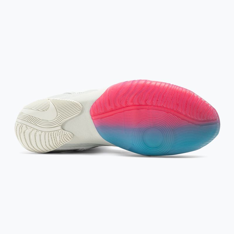 Nike Hyperko 2 LE Weiß/Rosa Blast/Chiller Blau/Hyper Boxen Schuhe 5