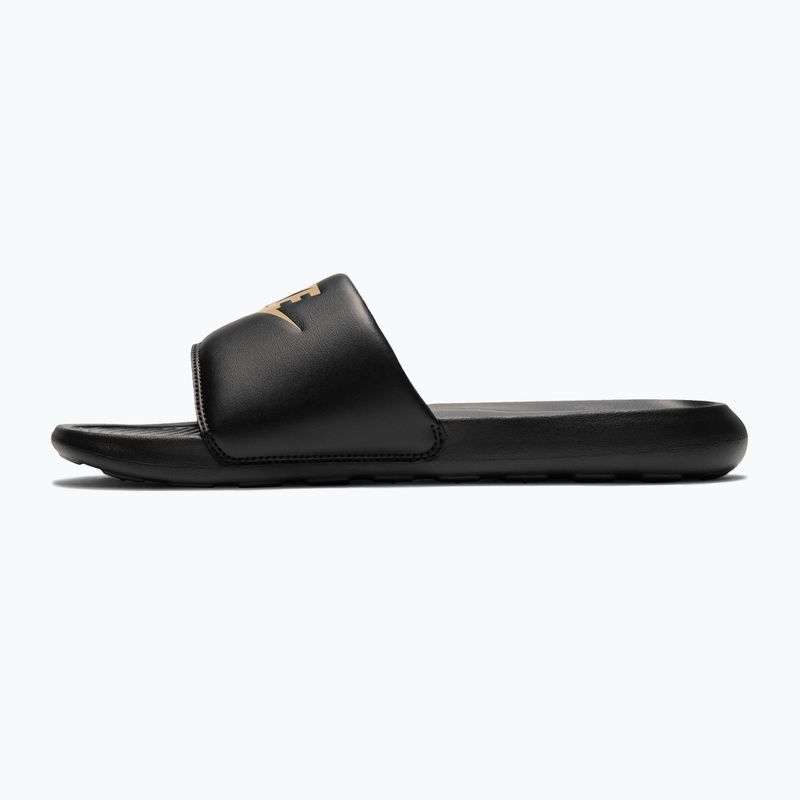 Herren-Badesandalen Nike Victori One Slide black/metallic gold 2