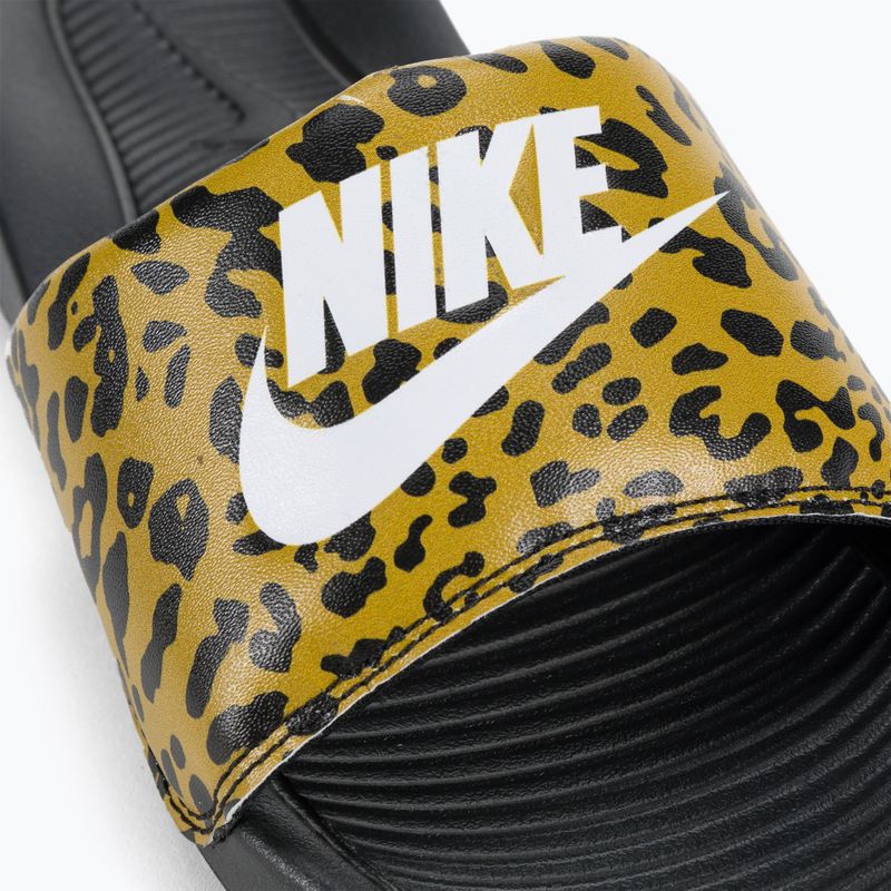 Nike Victori One Slide Print Damen Pantoletten Schwarz CN9676-700 7