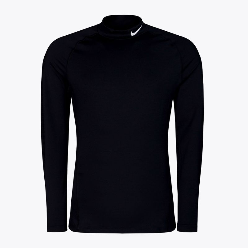 Herren-Trainings-Langarmshirt Nike Pro Warm Golf schwarz CU4970-010