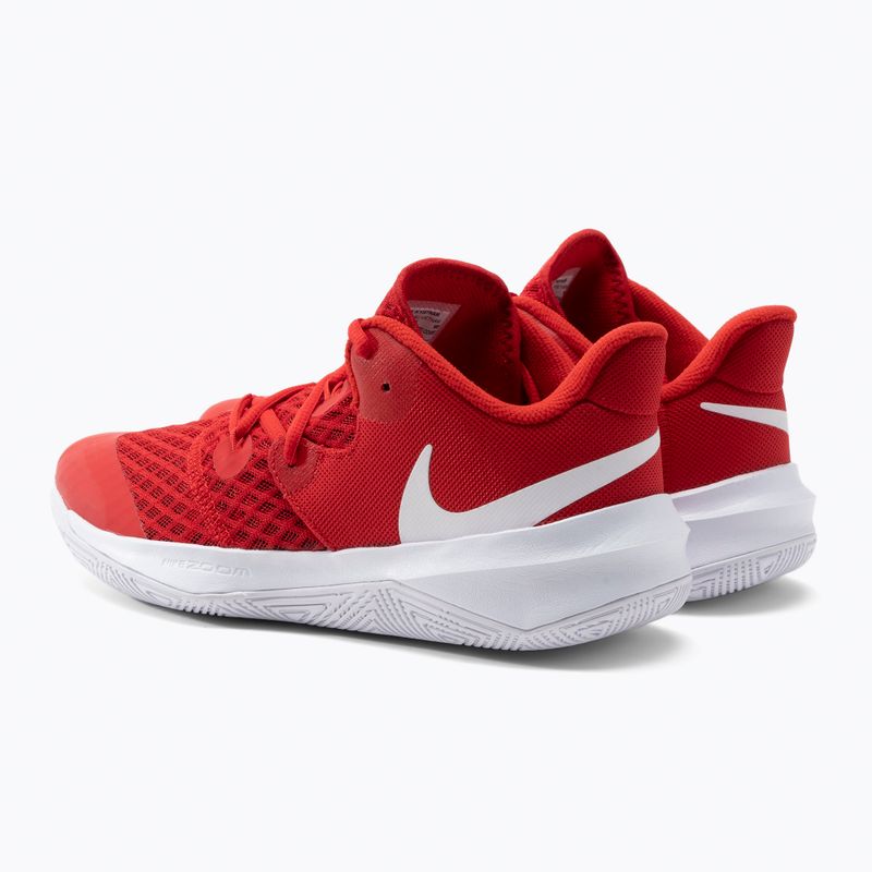 Nike Zoom Hyperspeed Court Volleyballschuhe rot/weiß 3