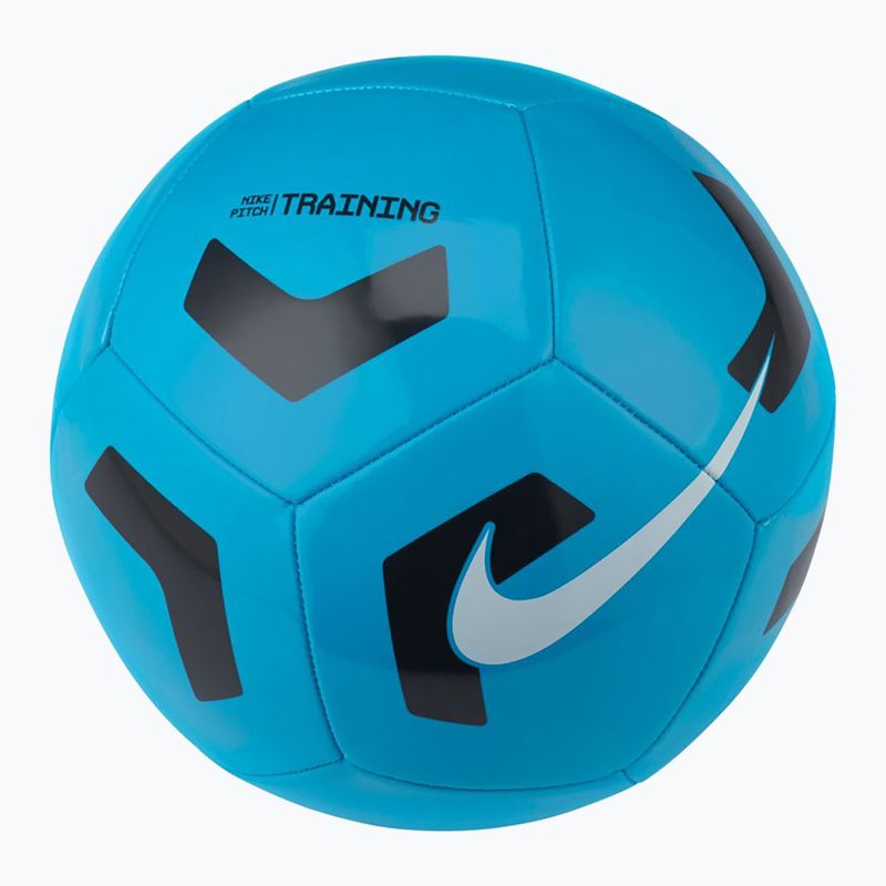 Nike Pitch Training Fußball hellblau fury/schwarz/weiß Größe 4 4